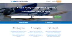 Desktop Screenshot of ihiremedicalsecretaries.com